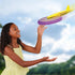 IMC Toys Jet Disc Hunter - 9" Disc and Plane Glider Tail, Great Outdoor Play, Easy to Throw and Catch, for Kids 6 and Up - Violet...