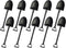 OaaXbbECco Novelty Mini Shovel Shape Spoons Cute Disposable Plastic Dessert Spoons (50)...