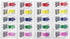 Please Sign Message Flags Assorted Color, 400 Pages Total, 0.79x1.77 Inch Wide Flags, Easy to Post, 4 On-The-Go Dispensers/Pack...