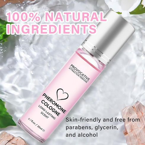 Pheromones Perfumes for Women, Unique Scent With Pure Pheromones to Attract Men, Roller Ball Design, Portable and Long Lasting, 20 ml, Clear...