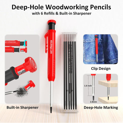 3.8?Mini 3D Multi-Angle Measuring Square Ruler, WT102A High Precision Hole Scribing Woodworking Tools, 0-90° Aluminum Alloy Carpenter Square Wood ...