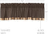 VHC Brands Kettle Grove Window Curtain, Valance Block Border, Black, 16x72...