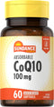 CoQ10 100mg | 60 Absorbable Softgels | with Black Pepper Extract | Non-GMO and Gluten Free Supplement | by Sundance...