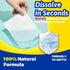 Toilet Cleaner Sheets,160 Cleans, Lemon,Powerful Cleaning?Eco Friendly, Toilet Bowl Cleaner Strips Perfect for Travel,Apartments, Dorms,Vanlife...
