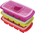 Joie Extra Large Ice Cube Tray, Covered and Stackable, No-Spill Removable Lid, Pop Open Door for Easy Refills, Keeps Ice Fresh, Freezer Durable, D...