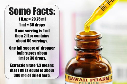 Hops Alcohol-Free Liquid Extract, Organic Hops (Humulus Lupulus) Dried Flower Glycerite Hawaii Pharm Natural Herbal Supplement 2 oz...