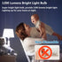 A19 LED Light Bulbs 100 Watt Equivalent, HengBo 6500K Daylight White Light Bulb, 12W 1200 Lumens, Non-Dimmable, E26 Standard Medium Base Super Bri...