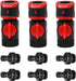Eden 93218 Premium Garden Connect with Shutoff Valve and Water Stop & Lock Feature Quick Release Kit Hose Fittings and Adapters, (3 Sets/ 9 Pc)...