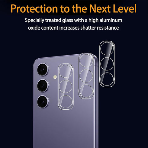 for Samsung Galaxy S24 Plus Screen Protector with Camera Lens Protector, 9H Hardness Anti-Scratch Tempered Glass flim, Case Friendly,Anti-Scratch ...