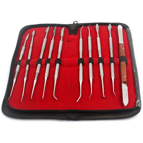 PC Dental LAB Equipment Dental KIT Wax Carver Set...