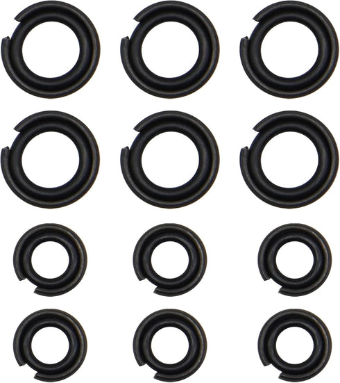 1/2"" & 3/8"" Impact Wrench Retainer rings with O-ring Fit for Electric Wrench/Pneumatic Wrench, Impact Wrench Tool Parts and Accessories (6+6/Set...