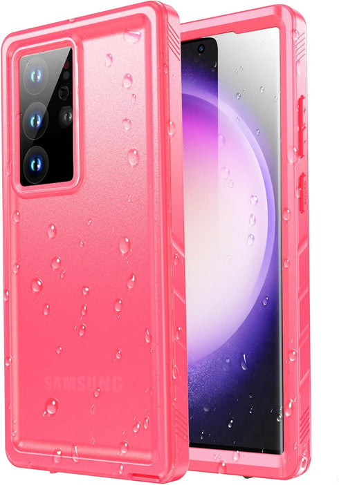 SPORTLINK for Samsung Galaxy S23 Ultra Case - IP68 Waterproof Dustproof, 360 Full Body Shockproof Protective, Built-in Screen Protector Cover for ...