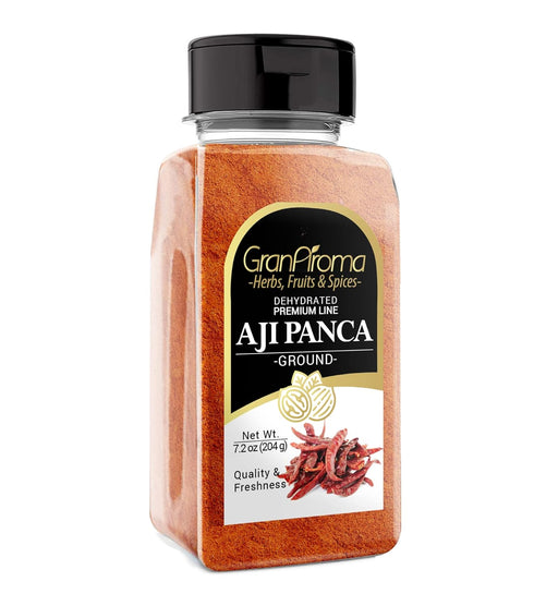 GranAroma 7.2 oz Aji Panca Chile Powder, Mild Pepper Seasoning, Fruity Taste...