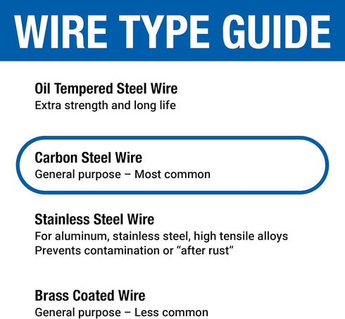 Mercer Industries 186010 - 4" x 3/16" x 5/8"-11 Stringer Bead Wire Wheel, .020 Carbon Steel Wire (with metric adapters)...