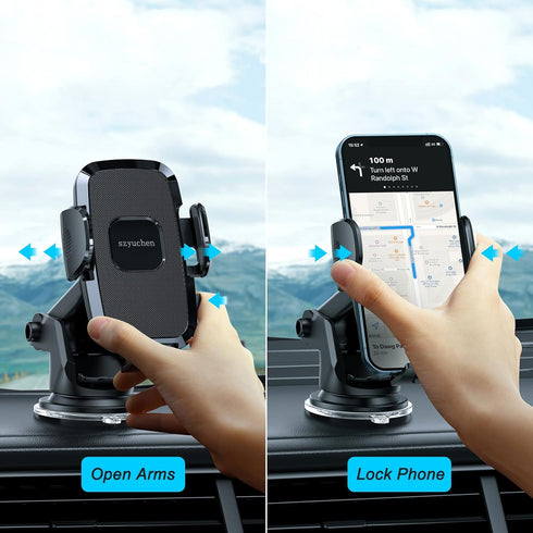 Car Cell Phone Holder Mount fit for Ford F150 F-150 Maverick Bronco/Bronco Sport Ranger Explorer Escape Edge Fusion Expedition F250 F350 Super Dut...