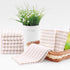 Homaxy 12 Pack Kitchen Dish Cloths, Ultra Soft and Absorbent Dish Towels, Reusable Fast Drying Microfiber Cleaning Cloth, Coral Velvet Wave Design...