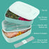 Bentgo Classic - Adult Bento Box, Stackable 3-Compartment Lunch Box with Removable Utensil Set and Sealing Strap, BPA-Free, Food Container Ideal f...
