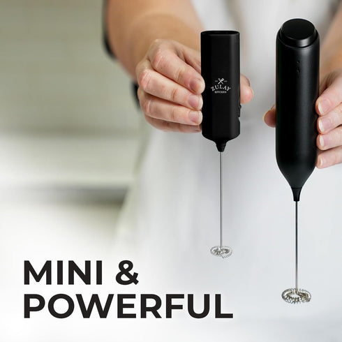 Powerful Handheld Milk Frother Wand - Electric Hand Mixer - Portable Frother Handheld for Coffee - Mini Froth Drink Mixer for Lattes, Cappuccino, ...