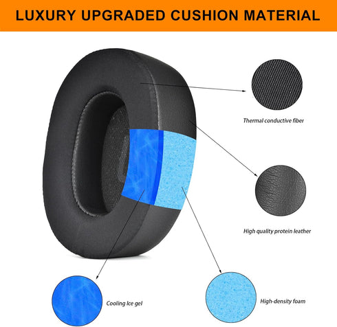 Cooling Gel Ear Pads Replacement Cushions Compatible with JBL Tune 700(700BT)/710(710BT)/720(720BT)/750(750BT,750BTNC)/760(760NC)/770(770NC) Headp...