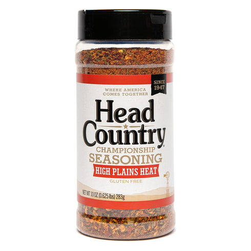 Head Country Bar-B-Q Championship Seasoning, High Plains Heat | Gluten Free, MSG Free Barbecue Seasoning | Extra Spicy Dry Rub To Turn Up The Heat...