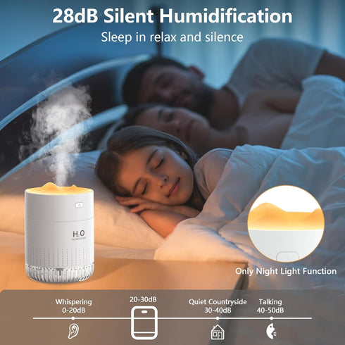 Portable Mini Humidifier For Plants Indoor 500ml Small Cool Mist Humidifier Usb Rechargeable Mini Humidifier For Desk Travel Office Home Nursery A...