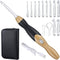 11 Sizes Lighted Crochet Hooks Set Rechargeable Crochet Hook Light Up Hooks with Case, Interchangeable Heads 2.5 mm to 8 mm for DIY Craft Supplies...