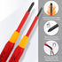 HAUTMEC 6Pcs Small Screwdriver Set 1000V Insulated Screwdriver Set Precision Screwdriver Set, Mini Screwdriver Set with Slotted and Phillips Magne...
