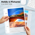 Dunwell 5x7 Photo Sleeves for 3-Ring Binder, (10 Pack) for 40 Pictures, Each Sheet Protector Holds Four 5 x 7 Pictures or Postcards, Acid-Free Pol...