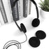 Headset Ear Foam Earpads Sponge Cushion Covers (Black) 5 Pairs...
