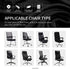 DIVA EN CAMINO DEC Office Chair Cover with Durable Zipper - Stretchable Universal Computer Chair Covering - Smooth Soft Polyester Slipcovers for R...