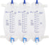 Easy-Tap Leg Bag Urinary Drainage Bag, 1000ml, Anti-Reflux Valve, Cloth Straps, Easy Flip Drain (Pack of 3)...