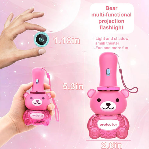 Flashlight Projector Toy-Torch Projection-LED Flashlights-Educational Toys , Include Dinosaurs, Vehicles, Animals, 48 Patterns for Fun Cognition B...