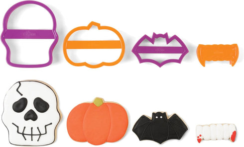 Fox Run Nesting Halloween Cookie Cutters, 1.5 x 4.5 x 7.5 inches, Multicolored...