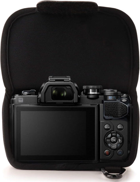 MegaGear Ultra Light Neoprene Camera Case compatible with Olympus OM-D E-M10 Mark III, E-M10 Mark II (14-42mm EZ Lens)...