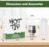 Ceramic Hot Knife Tip are Heating Multi-Tool for Slicing Wax or Viscous oil etc (Black)...