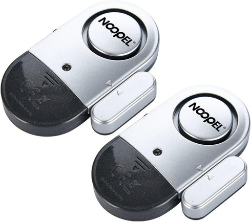 Door Window Alarm 2 Pack Noopel Home Security Sensor Burglar Anti-Theft 120DB Alarm with Batteries Included - DIY Easy to Install (2)...