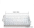 Feyarl Crystal Vanity Makeup Perfume Tray Ornate Jewelry Trinket Organizer Cosmetic Decorative Tray Skin Care Storage for Home Dressing Table Wedd...