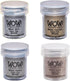 Wow! Embossing Powder Metallic Bundle: Gold, Silver, Platinum and Copper, 15ml (1) (1, Brown)...