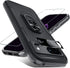 for Google Pixel 8a Case with Screen Protector + Camera Lens Protector,Heavy Duty Shockproof Full Body Protective Cover Built in Rotatable Metal R...