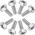 M4 10mm TV/Monitor Wall Mount Screws for 75x75mm and 100x100mm Brackets Metric Screws & Washers for Mounting Any TV/Monitor VESA Compatible...