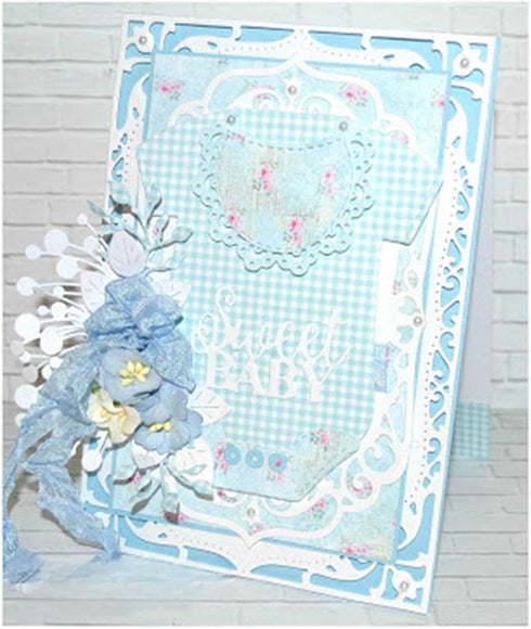 Baby Clothes Metal Die Cuts,Cutting Dies for Card Making Clearance,Embossing Dies for Scrapbooking, DIY Album Paper Cards Art Craft Decoration...