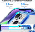 Mkeke for iPhone 14 Case for iPhone 13 Case Magnetic Purple Blue Shockproof Bumpers Cover......