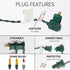 100LIGHTS Yellow Extra-Bright with End Connectors Christmas Decorative Lights 5.98m UL Certified Mini String Light Set Waterproof for Home Garden ...