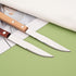 Steak Knives Set of 8 - Wooden Handled Serrated Steak Knives - Uniturcky Stainless Steel Dinner Knife with Wood Handle - 8.15 Inch Wooden Square H...