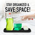 Zulay Kitchen (9x3.5) Silicone Sponge Holder for Kitchen Sink - Flexible Multipurpose Soap Tray Sponge Holder - Sink Organizer Tray for, Bathroom,...