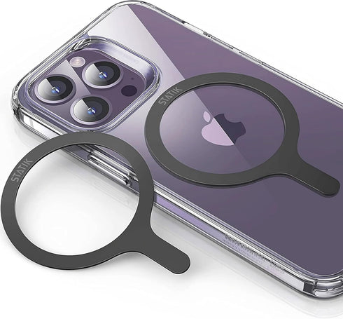 Statik SnapLoop Phone Magnets for Back of Phone - Magnetic Ring for Phone Case, Magnet for Phone Case Adapter Sticker for Wireless Charging Androi...