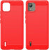 for Nokia C110 Phone case, Shockproof, Scratch Resistant Carbon Fiber Jacket, Soft TPU,for for Nokia C110 case (Red)...