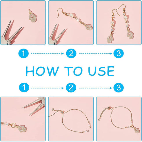 DanLingJewelry 10 pcs Cubic Zirconia Brass Charms Hand Charms Rhinestone Charms for Jewelry Making Choker Tiny Dangle...