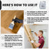 Tung Oil for Wood Finishing with Brush, 100% Natural Pure Tung Oil with Good Penetration, Waterproof Tung Oil for Bare Wood Such as Wood Furniture...
