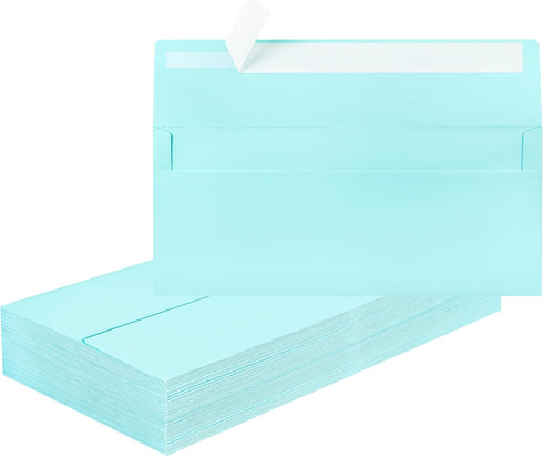 50 Pcs #10 Business Envelopes, Self Seal Standard Envelopes, Windowless Business Mailing Envelopes for Office, Checks, Letters, Invoices, Statemen...
